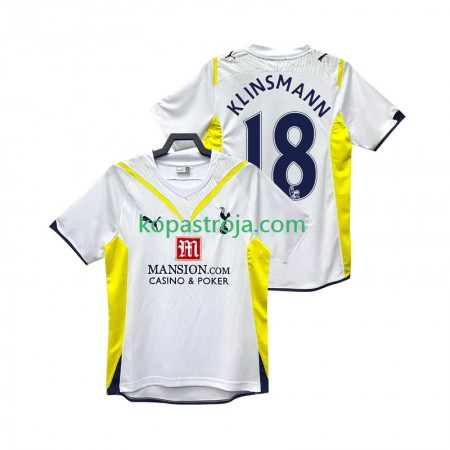 Billiga Fotbollströjor Tottenham Hotspur KLINSMANN 18 2009 2010 Retro Hemma tröja Kortärmad